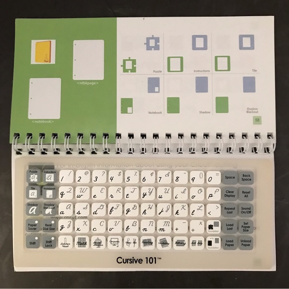 Cricut classmate Cursive 101 FONT - Picture 7 of 15